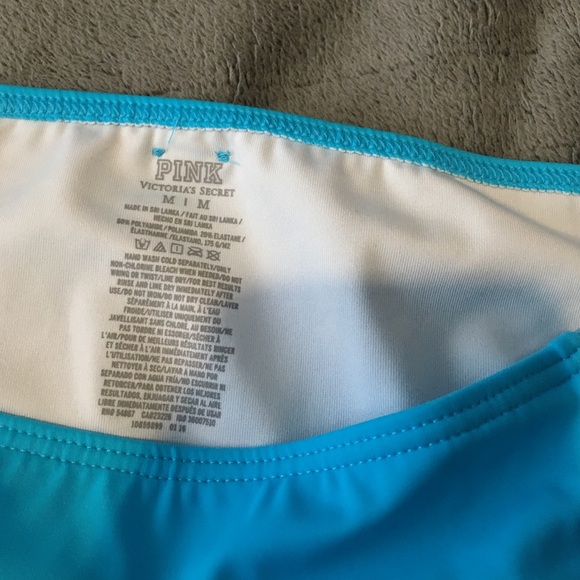 VS PINK blue bikini bottoms - Picture 2 of 4