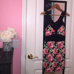 Floral print dress