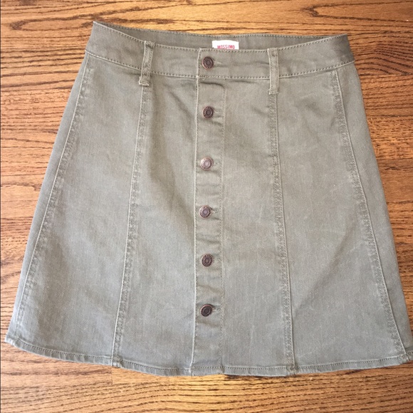 NEW Army Green Jean Skirt by Mossimo Supply Co.
