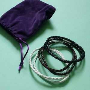 LAST CHANCE TO BUYSet of 3 faux leather bracelets!