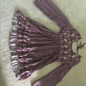 Flower printed dress