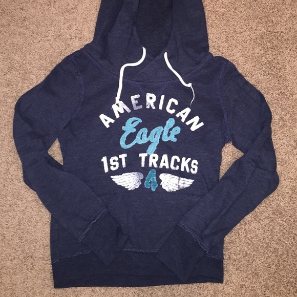American Eagle navy blue hoodie