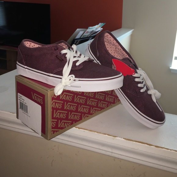 Vans (washed canvas) sneakers size 11- maroon