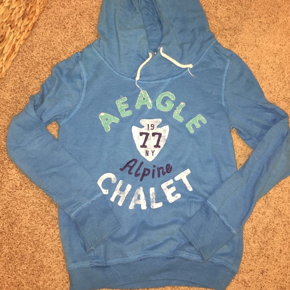 Blue American Eagle hoodie