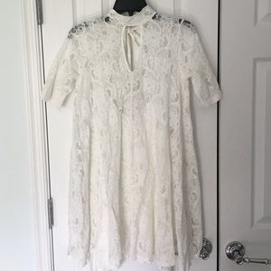 Free people lace flowly dress