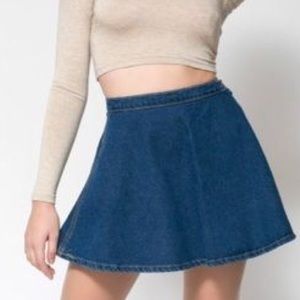American Apparel: Denim Circle Skirt