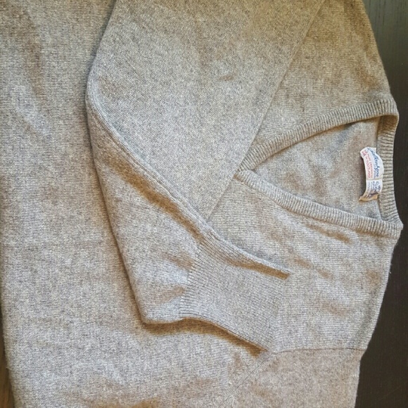 Vintage Ballantyne Cashmere Sweater Grey