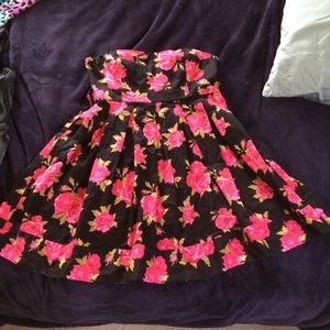 Floral print dress