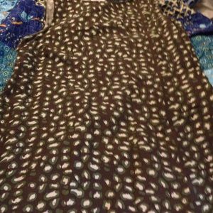 Animal print sheath dress
