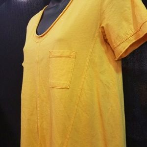 Orange Pocket Tee