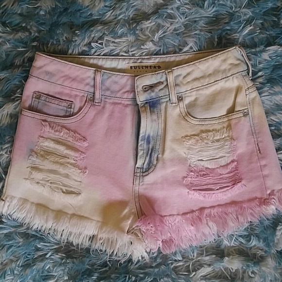 👇 😍 High Waisted Tie Dye Jean Shorts!
