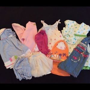 Girls outfit lot 12/18 months set