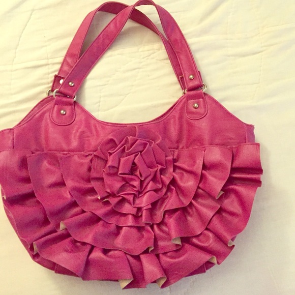 Fuchsia Rose purse