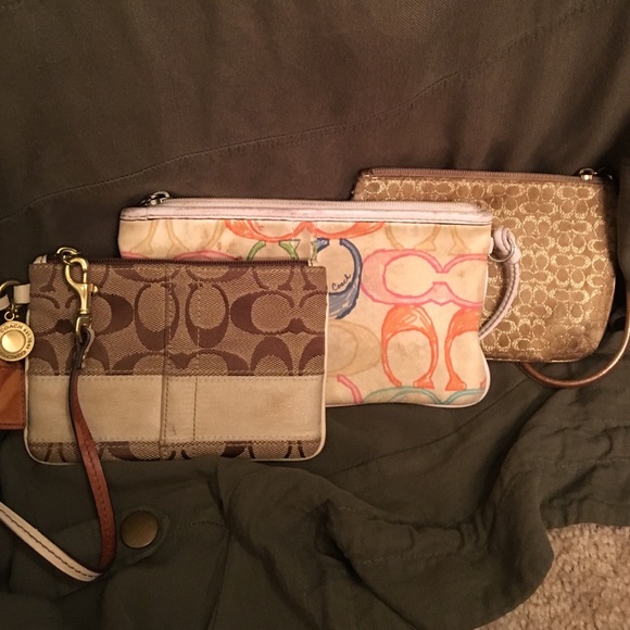 Multiple Coach Wristlets
