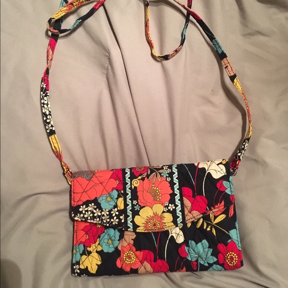 Vera Bradley cross body wallet
