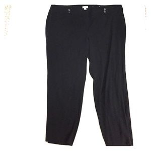 26W black wide leg pants