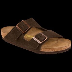 Brown suede Birkenstocks size 8.5/39