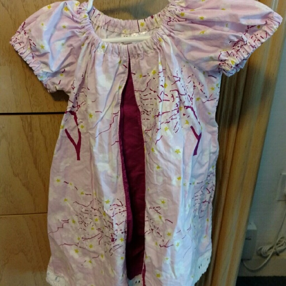 Handmade cherry blossom dress