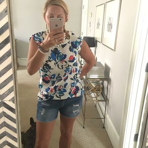Jcrew floral top