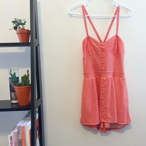 Vintage Pin Up Romper - SIZE M