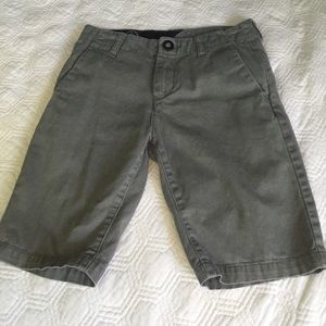 Boys grey volcom shorts