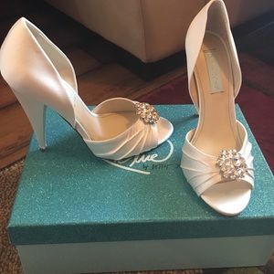 Wedding Shoes NEVER WORN! Blue by Betsey Johnson