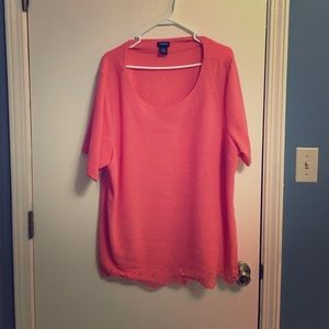 Torrid 3 neoprene blouse
