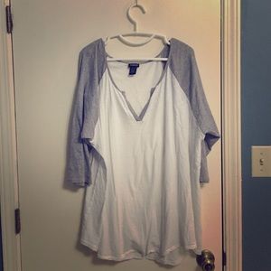 Removing listing on 8/12.Torrid 3 baseball shirt.