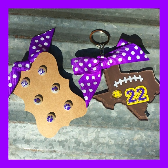 School Spirit Earrings or Keychain - Picture 1 of 1
