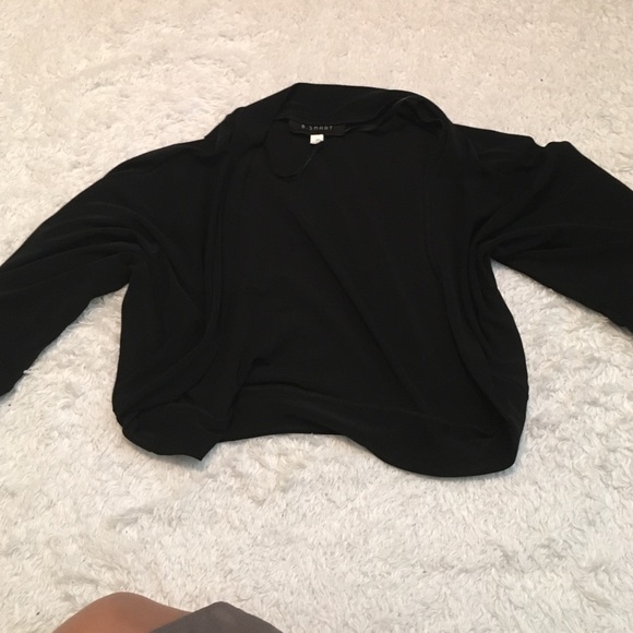 Stretchy black cardigan