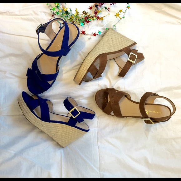 Montego Bay Club Shoes - 2 Pairs of Wedged Sandals
