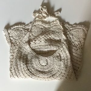 SALE!!!! Anthropologie Crochet Halter Top