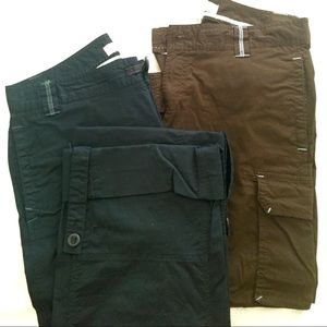 Convertible Long-Capri Cargo Pants