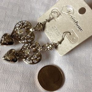 Silver dangly earrings