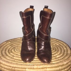 Frye brown leather boots