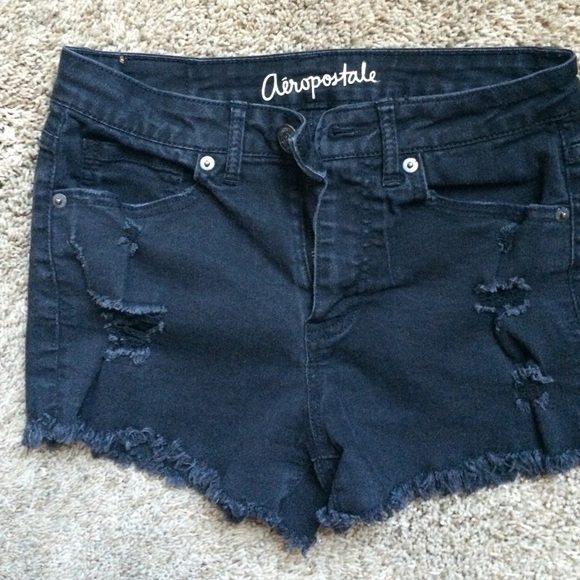 Aeropostale size 0 black shorts