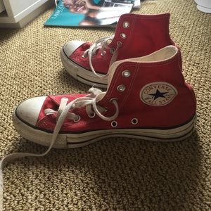 red high top converse