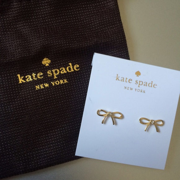 🆕 Kate Spade Bow Studs - Picture 1 of 4