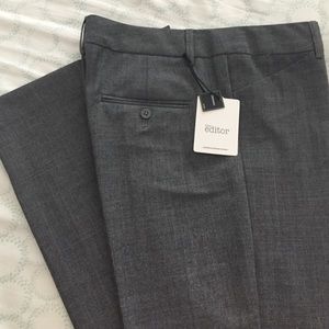 NWT Express The Editor Gray Pants