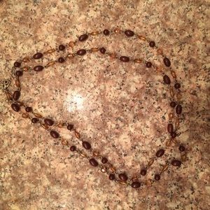 Beaded Double Layered Necklace