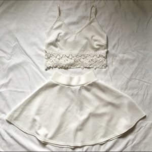 Two Piece Floral Outfit