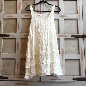 Cream flowy dress