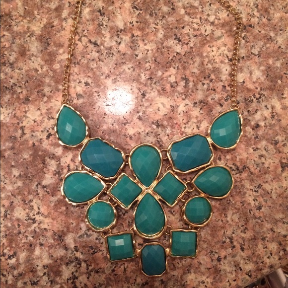 Turquoise Bib Necklace