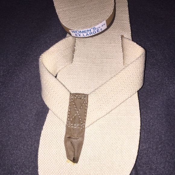 NEW Rainbow Hemp Sandals - Picture 2 of 4