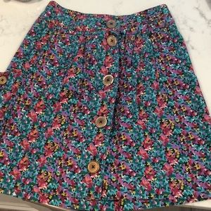 Zara floral skirt