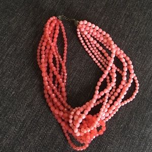 ❤️SALE❤️ Anthroplogie Multi-Strand Coral Necklace
