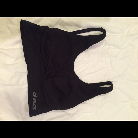 ASICS Sports Bra Black S/M Adjustable Straps
