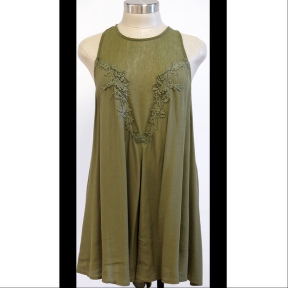 Crotchet detail Romper