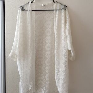 Floral print cardigan