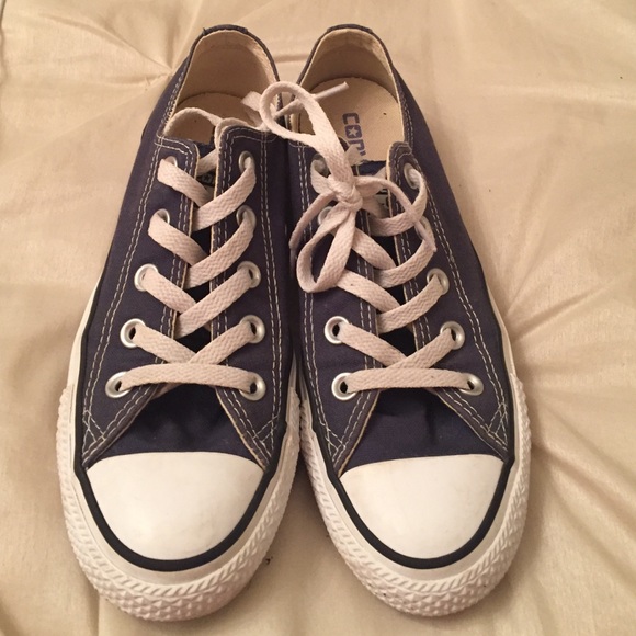 Navy Low Top Chuck Taylor's